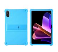 JQVDE Custodia Antiurto in Silicone for airbag Adatta for Blackview Mega 2 Custodia for Tablet da 12" PC con Supporto Regolabile Multi-Angolo Funda(Sky Blue)