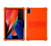 JQVDE Custodia Antiurto in Silicone for airbag Adatta for TCL NxtPaper Tab 11 9166G 9466X 10.95 Tablet Custodia con Supporto Regolabile Multi-Angolo(Orange,Tab 11 9166G)