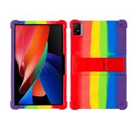 JQVDE Custodia Antiurto in Silicone for airbag Adatta for TCL NxtPaper Tab 11 9166G 9466X 10.95 Tablet Custodia con Supporto Regolabile Multi-Angolo(Colored,NXTPAPER 11 9466X)