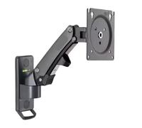 JQVDE Fit For F120 17-27 "Molla a gas Full Motion TV Staffa per montaggio a parete Supporto per monitor LCD Staffa per braccio in alluminio Argento 360 ruota(Matte WITH STB1)