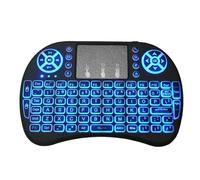 JQVDE Fit Tastiera 2.4GHz Tastiera Wireless con touchpad Air Mouse Telecomando Adatto Fit for Android TV Box T9 X96 Max Batteria AAA(English Keyboard AAA)