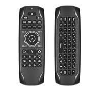 JQVDE Il più recente G7BTS Mouse ad Aria Wireless Bluetooth retroilluminato con giroscopio con apprendimento IR Telecomando for Smart TV Box con Tastiera