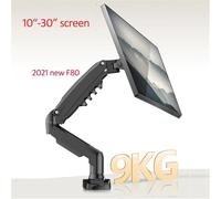 JQVDE NUOVO F80 Desktop 17 "-30" LCD Supporto per monitor LED Braccio Molla a gas Molla a gas a movimento completo Flexi Supporto TV Carico 2-9 kg(Rosso)