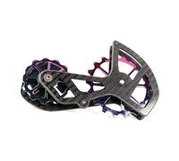 JQVDE Set di pulegge for deragliatore posteriore in ceramica e fibra di carbonio for bicicletta(PRO R8000 R9100)