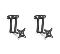 JQVDE Supporto di carico con staffa telescopica universale per montaggio a parete 30 kg per monitor TV Supporto di espansione con supporto ad angolo regolabile da 17 a 32 pollici(2pcs)