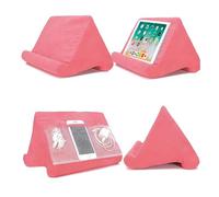 JQVDE Supporto for Cuscino Supporto for Telefono Supporto for Tablet Leggero Supporto for Lettura in Spugna Cuscino for poggiapiedi Adatto for iPad Supporto for Lettura e Visione del Telefono(Pink)