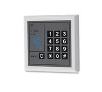 JQVDE Tastiera di Controllo accessi WiFi 125KHz Controller di Accesso autonomo Lettore di schede WG26 Smart App Apriporta Blocco Password Senza Chiave(with Blue Keys)