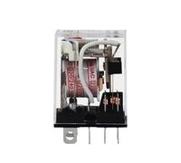 JQX-13F HH62P Bobina relè ad alta potenza Generale DPDT Micro Mini Interruttore relè elettromagnetico con base presa AC110V220V DC12V24V5A * 5PCS(AC,12V-With base)