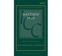 Jr. Allison, Da A Critical and Exegetical Commentary on the G (Copertina rigida)