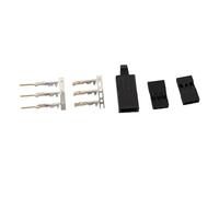 JR Connector Kit 3 - Pin Plug and Socket | 50 - Piece Set for Electronic Instruments/RC Model Airplanes | Top - Grade ABS Brass Material, Welded Craftsmanship