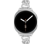 JR.DM Cinturino in metallo dorato da donna, compatibile con Samsung Galaxy Watch 8, 40 mm, 44 mm/8 Classic 46 mm, regolabile da cowboy a doppia catena dressy Fashion Jewelry Wrist Band for Galaxy