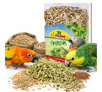 JR FARM Big Parrots - Germogli per pappagalli di grandi dimensioni 1 kg