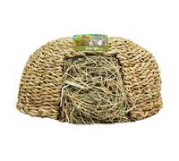 JR Farm Igloo di erba - Set %: 2 x 470 g (grande, 30 x 30 x 25 cm)