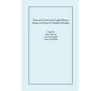 Jr. John Witte Sara McDougall Anna di Rob Texts and Contexts (Copertina rigida)