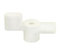 JR Products (11825 Supporto per porta d'ingresso pieghevole bianco da 1/4""""
