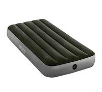 Intex Twin Camping With Fiber-tech Mattress Verde 76 x 191 x 25 cm