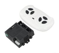 Jr1625rx - Scatola di controllo da 12 V e telecomando da 2,4 g per bambini con guida elettrica sui veicoli che offrono un avvio lento e una funzione di connessione rapida per auto giocattolo