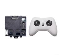 Jr1858rxs-7p Telecomando E Ricevitore Controller Per Bambini Auto Elettrica Funzione Soft Start Veicoli Ride On Sistema 12v Nero (Set Completo)