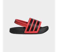 adidas Adilette ESTRAP Slides Infants, Diapositive Unisex-Bimbi 0-24, Bright Red/Core Black/Core Black, 26 EU