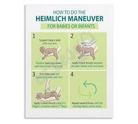 JRBJWYVV Educational Poster Choking Hazards and Prevention Canvas Wall-Art for Classroom or Playroom Decor Important Childcare Info Print(Unframed,16x24inch(40x60cm))