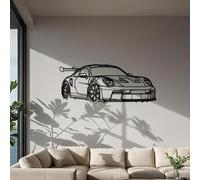 JRBNIT Decorazione Murale in Metallo A Forma di Auto da Corsa, Idee for Decorazioni Murali in Metallo for Sale Giochi, Sculture da Parete Perfette for Gli Appassionati di Auto