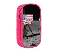 JRBWTDBW Astronauta On The Moon Astuccio per studenti Ragazze Ragazzi Grande Capacità Adulto Pen Maker Matita Pouch Organizzatore Ufficio Semplice Durevole Multifunzionale Matita Bag, rosa, Taglia