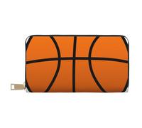 JRBWTDBW Borsetta lunga da basket in finta pelle, elegante e alla moda, da donna, con porta carte di grande capacità e tasche organizer, borsa resistente per i viaggi di tutti i giorni, bianco, Taglia