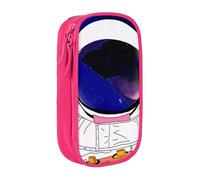 JRBWTDBW Cool Man in Galaxy Astuccio per Studenti Ragazze Ragazzi Grande Capacità Adulto Pen Maker Matita Pouch Organizzatore Ufficio Semplice Durevole Multifunzionale Matita Bag, rosa, Taglia unica,
