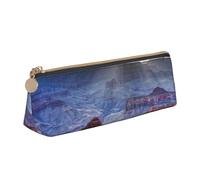 JRBWTDBW Grand Canyon, astuccio in pelle dal design sottile, con cerniera metallica, tascabile, per studenti, ufficio, università, scuola media, bianco, Taglia unica, Set di zaini per la scuola