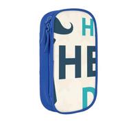 JRBWTDBW Happy Fathers Day Astuccio per studenti Ragazze Ragazzi Grande Capacità Adulto Pen Maker Matita Astuccio Organizzatore per Ufficio Semplice Durevole Multifunzionale Matita Bag, Blu, Taglia
