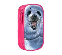 JRBWTDBW Harp Seal - Astuccio per matite con carta da parati, per studenti, ragazze, ragazzi, grande capacità, per adulti, per penne, matite, organizer per ufficio, semplice e durevole,
