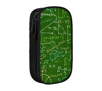 JRBWTDBW Math Question Astuccio per Studenti Ragazze Ragazzi Grande Capacità Adulto Pen Maker Matita Astuccio Organizzatore per Ufficio Semplice Durevole Astuccio Multifunzionale, Nero , Taglia unica,