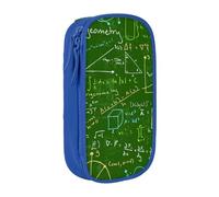 JRBWTDBW Math Question Astuccio per Studenti Ragazze Ragazzi Grande Capacità Adulto Pen Maker Matita Astuccio Organizzatore per Ufficio Semplice Durevole Astuccio Multifunzionale, Blu, Taglia unica,