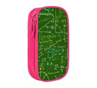 JRBWTDBW Math Question Astuccio per Studenti Ragazze Ragazzi Grande Capacità Adulto Pen Maker Matita Astuccio Organizzatore per Ufficio Semplice Durevole Astuccio Multifunzionale, rosa, Taglia unica,