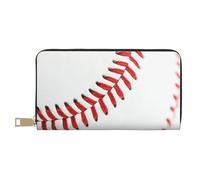 JRBWTDBW Pochette lunga da donna in finta pelle con chiusura ravvicinata in pizzo da baseball chic elegante portafogli da donna moderna porta carte di grande capacità e tasche organizer borsa