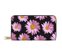 JRBWTDBW Pochette lunga in ecopelle a pois rosa a pois eleganti portafogli da donna per donne moderne, grande capacità porta carte e tasche organizer borsa resistente per i viaggi di tutti i giorni,