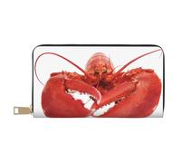 JRBWTDBW Pochette lunga in ecopelle con aragosta, elegante e alla moda, portafogli da donna moderna, grande capacità, porta carte e tasche organizer, borsa resistente per i viaggi di tutti i giorni,