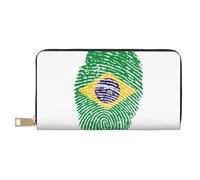 JRBWTDBW Portafoglio lungo da donna brasiliano in finta pelle chic ed elegante per donne moderne, grande capacità, porta carte e tasche organizer, borsa resistente per i viaggi di tutti i giorni,