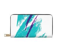 JRBWTDBW Portafoglio lungo da donna in ecopelle con design a coppa anni '90, elegante e alla moda, porta carte di credito e tasche organizer per donne moderne, borsa resistente per i viaggi di tutti i