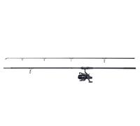 JRC Defender 12 ft 3,00 lbs Combo Set Per Lucciperca Karpfen 2 Parti Nero