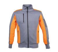 JRC Felpa CAMBRIDGE Bicolore in Cotone Collo a Lupetto Zip Intera Sport da Uomo