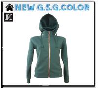 JRC Felpa donna Las Vegas Lady Cappuccio foderato Zip lunga Colletto rialzato
