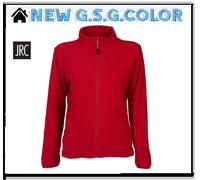 JRC Felpa donna Pile Copenaghen Lady Zip lunga nastrata - Collo alto