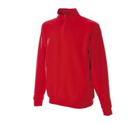 JRC Felpa GROSSETO in Cotone Collo a Lupetto Mezza Zip Corta da Lavoro Uomo