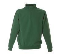JRC Felpa GROSSETO in Cotone Collo a Lupetto Mezza Zip Corta da Lavoro Uomo