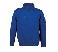 JRC Felpa HONG KONG in Cotone Collo Lupetto Mezza Zip Corta Lavoro Sport Uomo