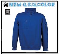 JRC Felpa uomo Hong Kong Collo a lupetto Zip corta