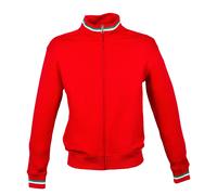 JRC Felpa VENEZIA MAN in Cotone Collo Lupetto con Tricolore Zip Intera da Uomo
