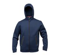 JRC Giubbotto GROENLAND Tessuto Scuba Cappuccio e Collo Alto Tasca Marsupio Uomo