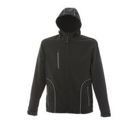 JRC Giubbotto MERANO Soft Shell Lavoro Interno in Pile Elasticizzato Cappuccio